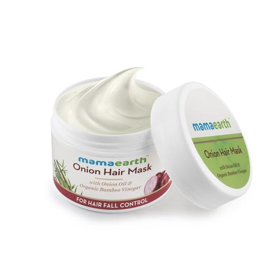 Picture of Mamaearth Onion Hair Mask For Hairfall Control - 200 ml - Pack of 1