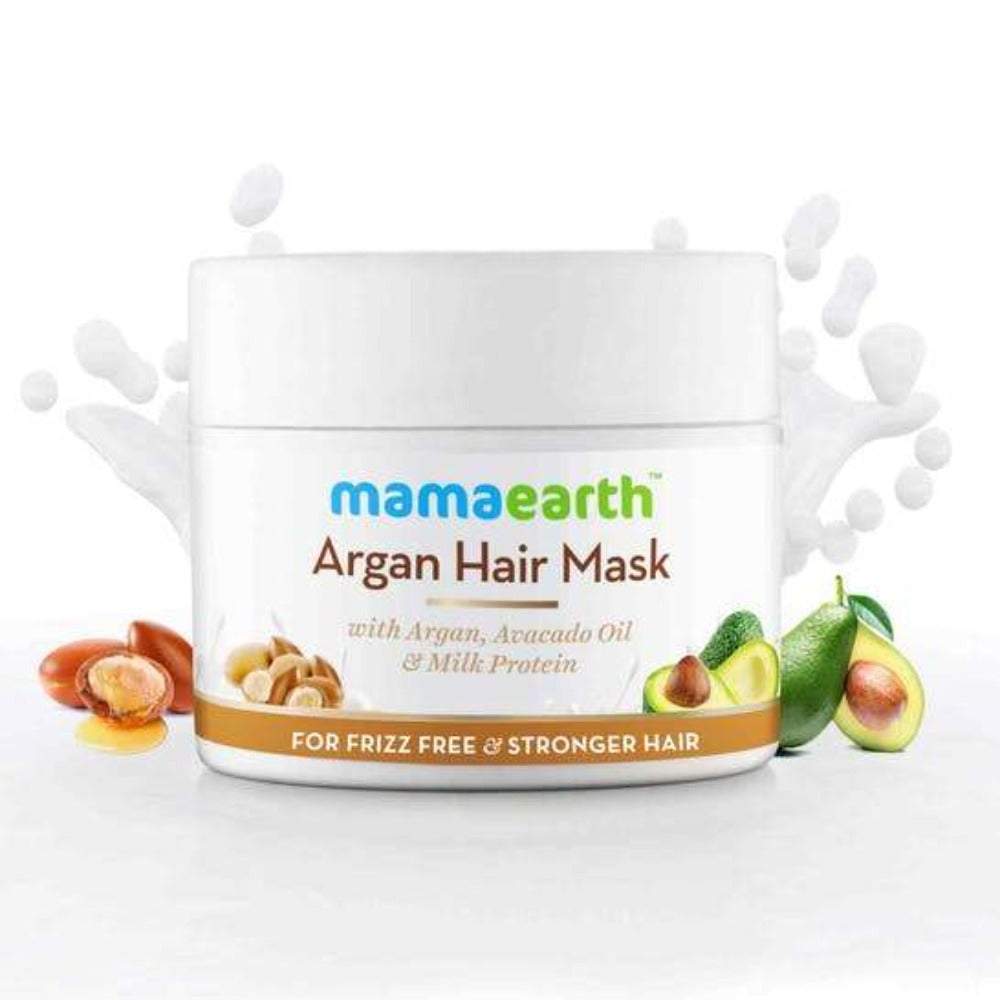 Picture of Mamaearth Argan Hair Mask For Frizz Free & Stronger Hair