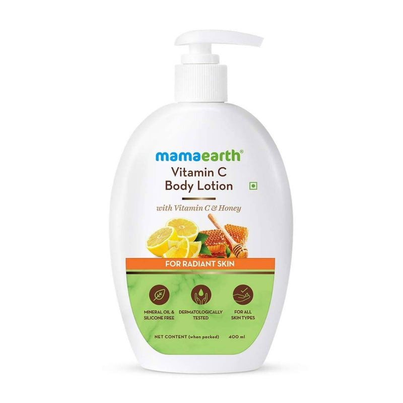 Picture of Mamaearth Vitamin C Body Lotion For Radiant Skin - 400 ml