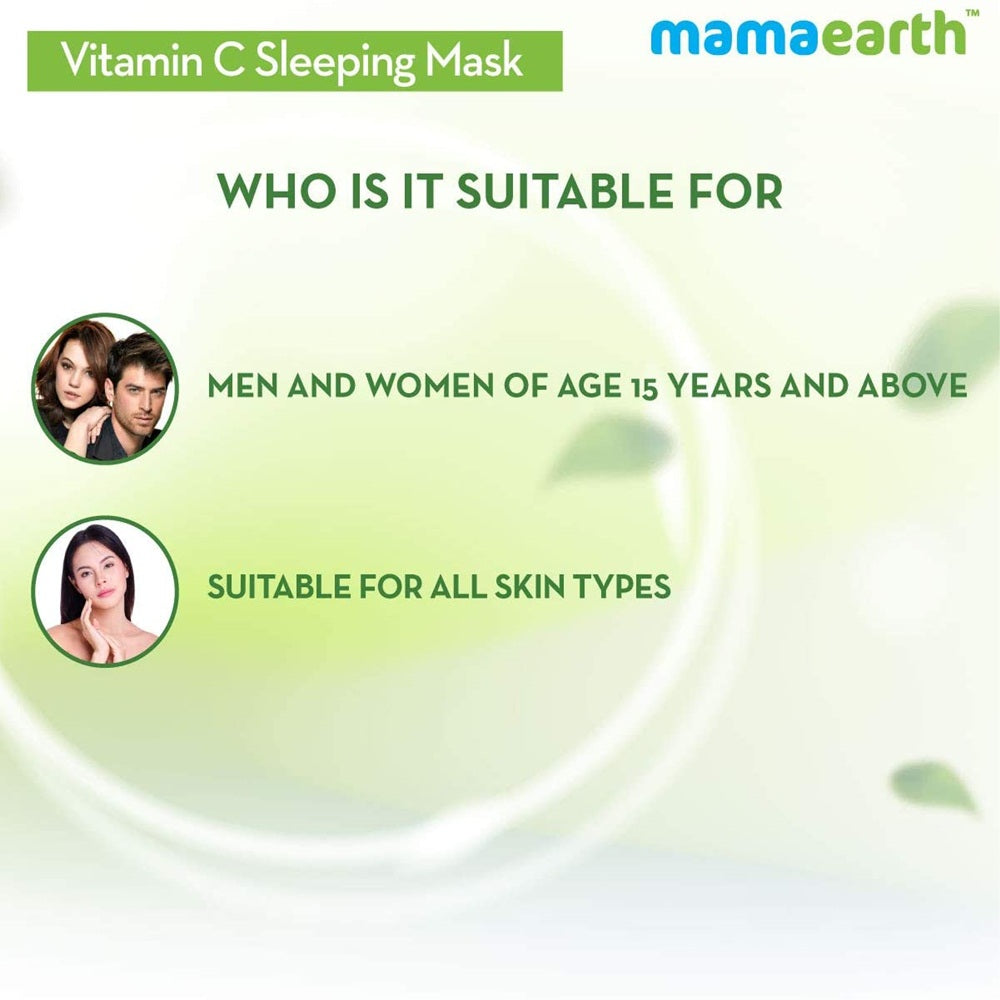 Picture of Mamaearth Vitamin C Sleeping Mask For Skin Illumination - 100 gm