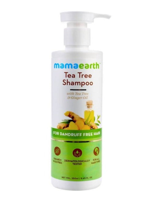 Picture of Mamaearth Tea Tree Anti Dandruff Shampoo For Dandruff Free Hair - 250 ml