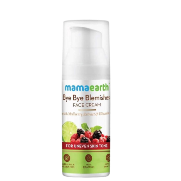 Picture of Mamaearth Bye Bye Blemishes Face Cream For Uneven Skin Tone - 30 ml - Pack of 1