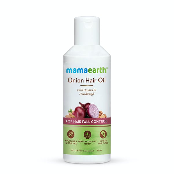 Mamaearth Onion Oil for Hair Regrowth & Hair Fall Control Hair Oil (150 ml)