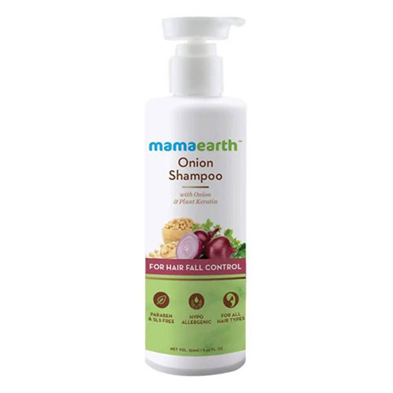 Picture of Mamaearth Onion Shampoo For Hair Fall Care - 25 ml - Pack of 1