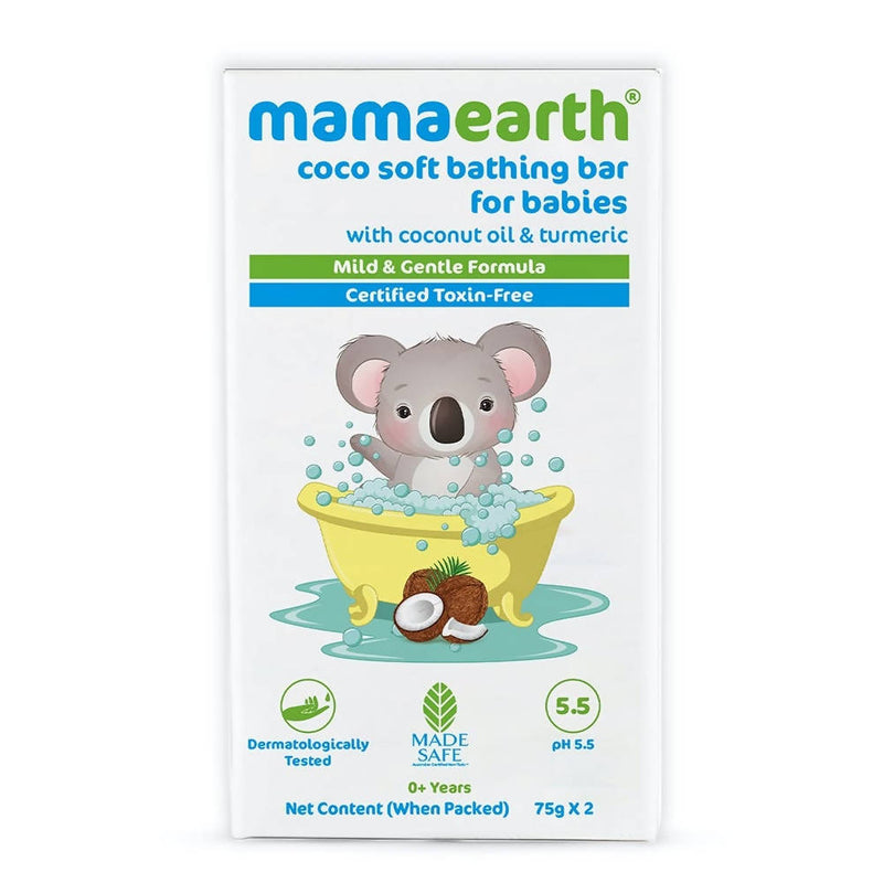 Picture of Mamaearth Coco Soft Bathing Bar for Babies - 75 gm - Pack of 2