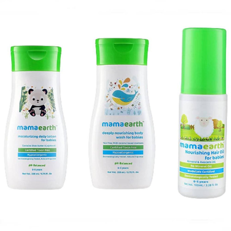 Picture of Mamaearth Nourishing Baby Care Combo Pack of 3