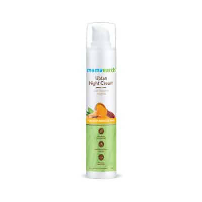 Picture of Mamaearth Ubtan Night Cream with Turmeric And Saffron - 50 gm