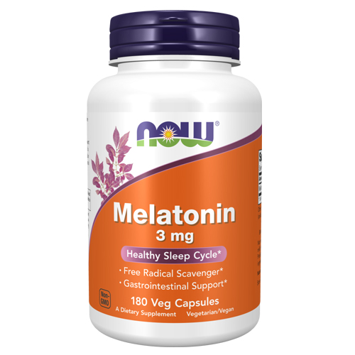 Show details for Now Foods Melatonin 3mg - 180 Veg Capsules Picture of Now Foods Melatonin 3mg - 180 Veg Capsules