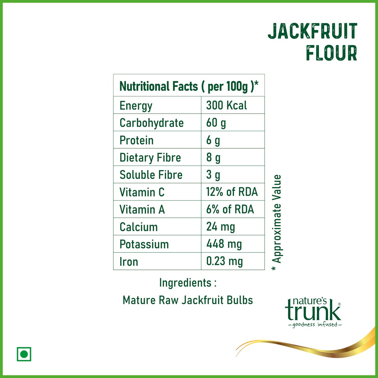 Picture of Raw Jackfruit Flour ( Diabetic Friendly ) 600 g