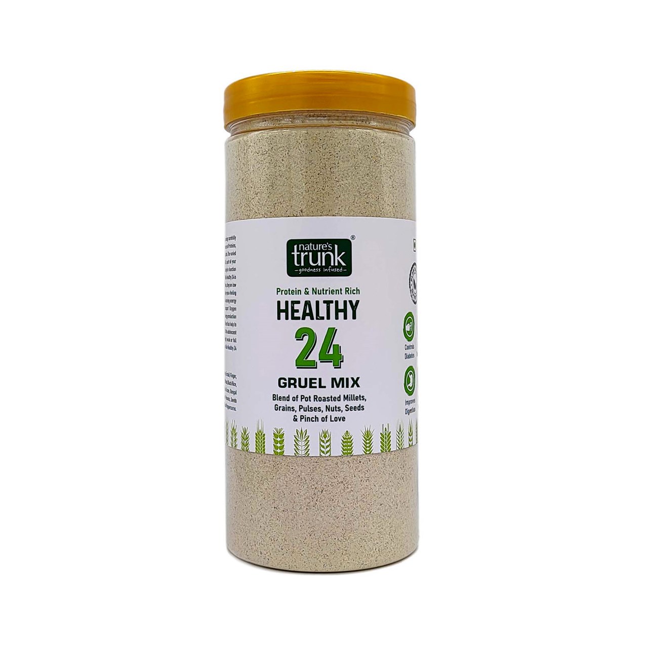 Show details for Nature's Trunk Protein Rich Healthy 24 Gruel Mix Powder 650 g Picture of Nature's Trunk Protein Rich Healthy 24 Gruel Mix Powder 650 g