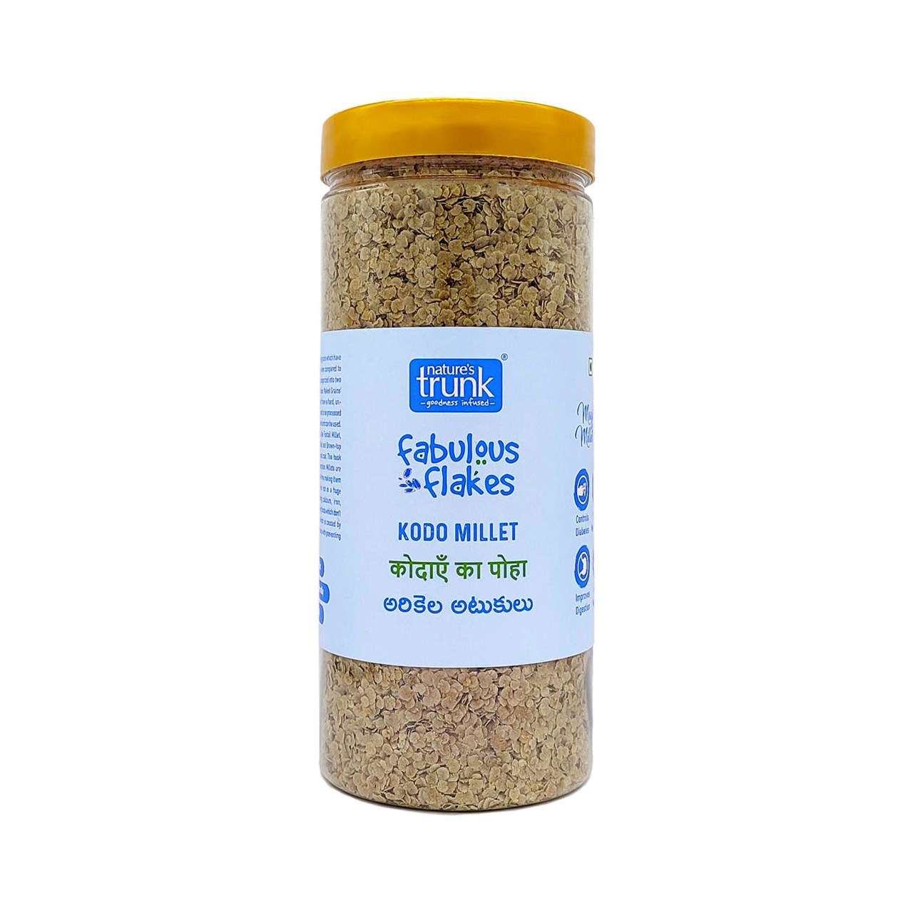 Show details for Nature's Trunk Kodo Millet Flakes ( Kodai / Arikelu ) 450 g Picture of Nature's Trunk Kodo Millet Flakes ( Kodai / Arikelu ) 450 g