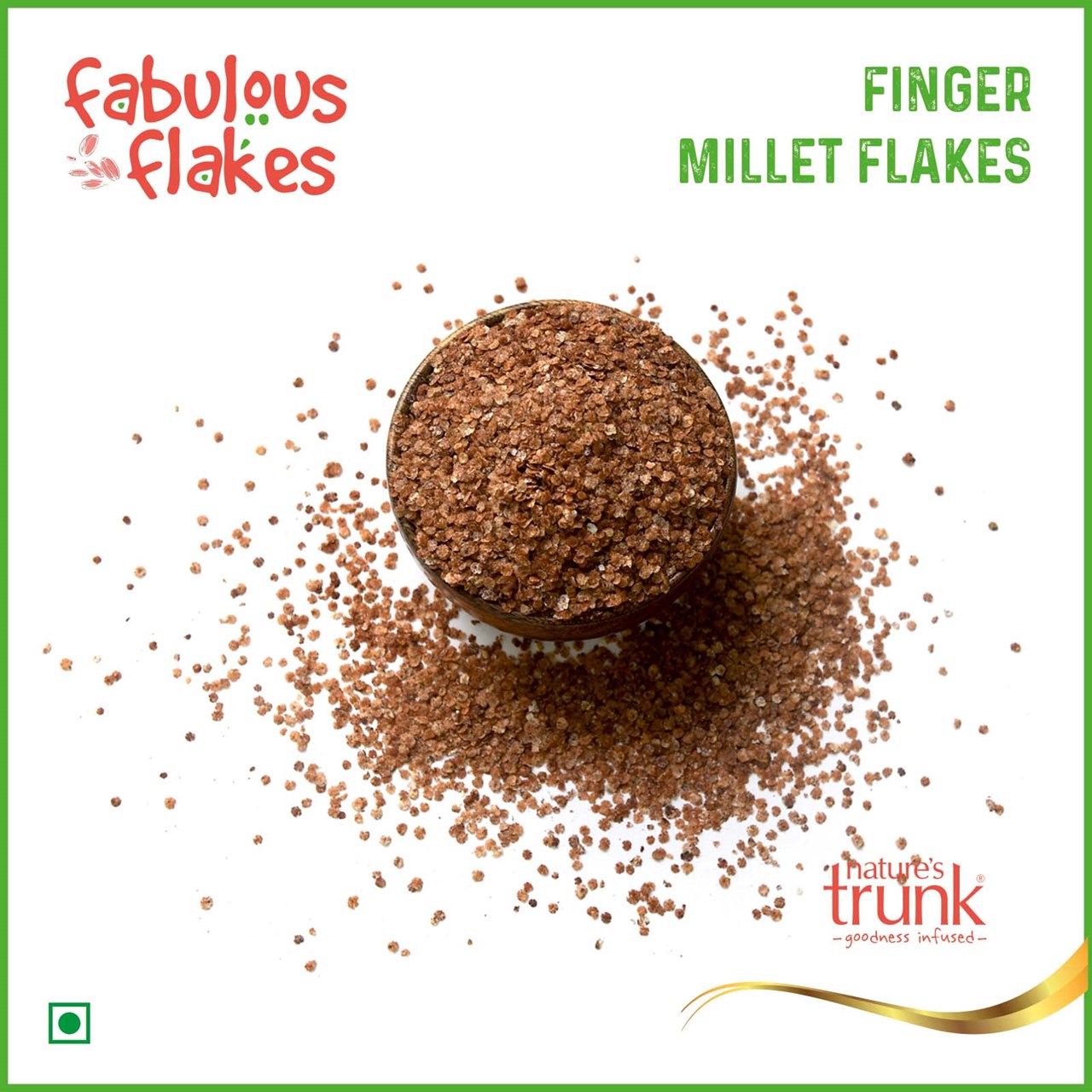 Picture of Finger Millet Flakes ( Ragi ) 450g