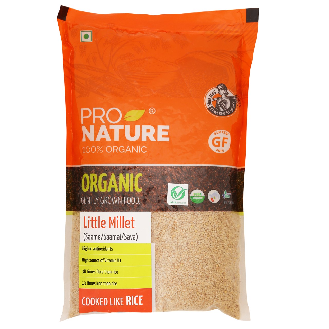 Picture of Pro Nature 100% Organic Little Millet 500g