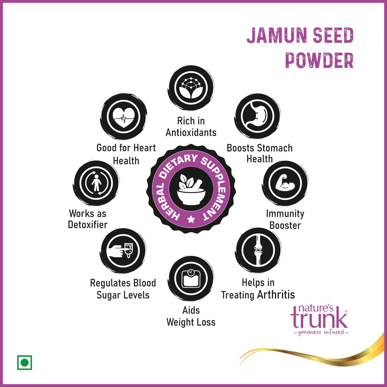 Picture of Jamun Seed Powder 175 g
