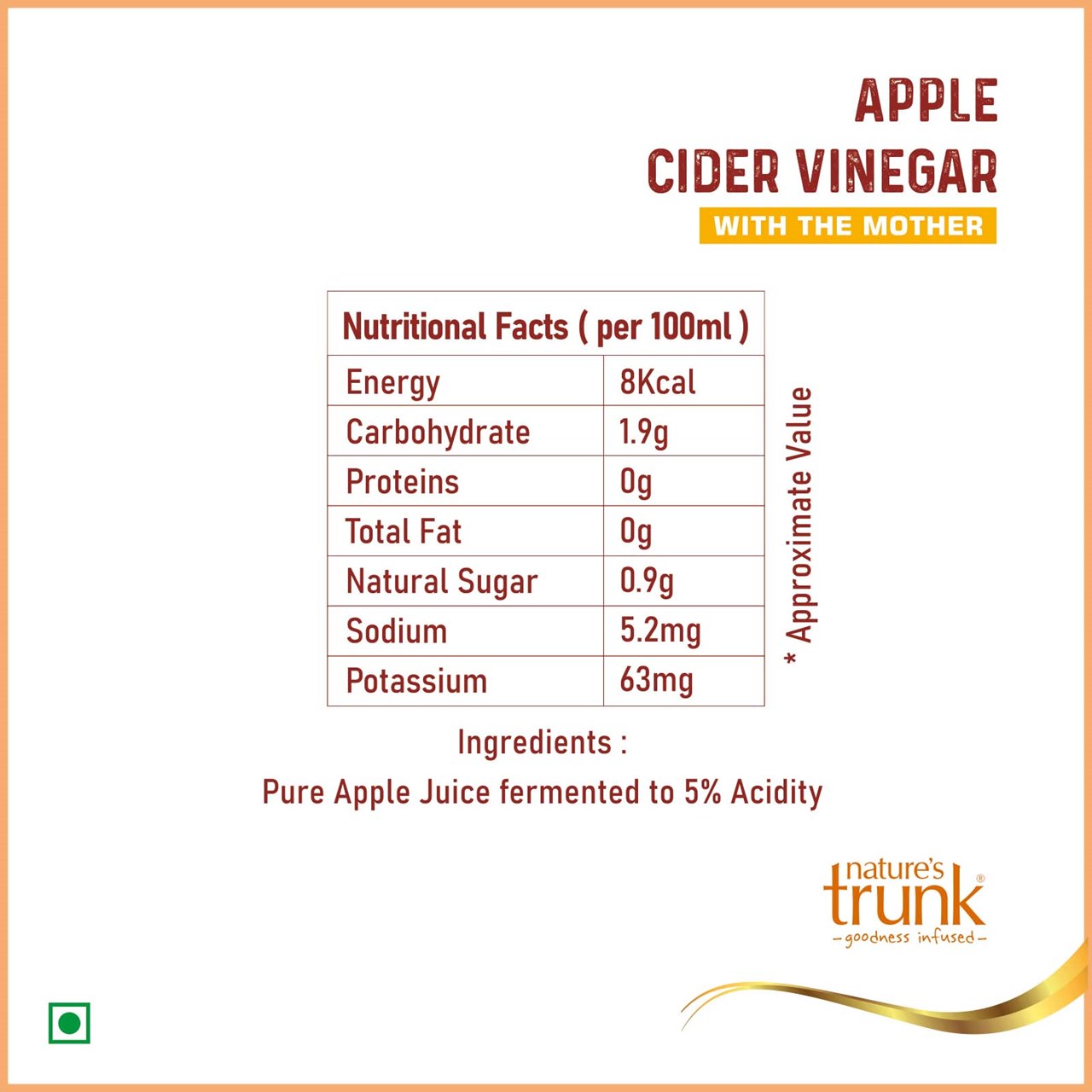 Picture of Apple Cider Vinegar 600ml