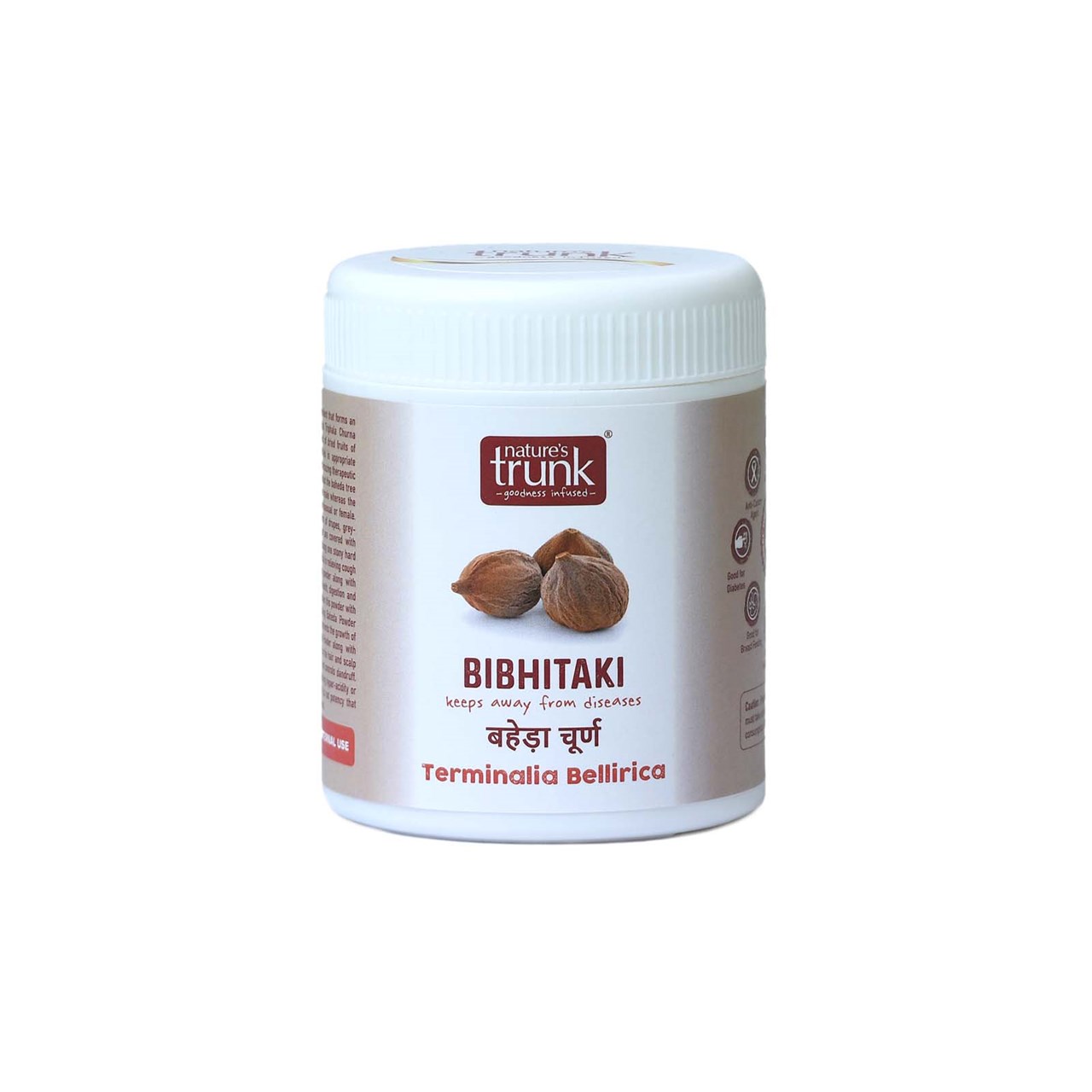 Show details for Nature's Trunk Bibhitaki Powder ( Baheda / Tanikaya ) 175g Picture of Nature's Trunk Bibhitaki Powder ( Baheda / Tanikaya ) 175g