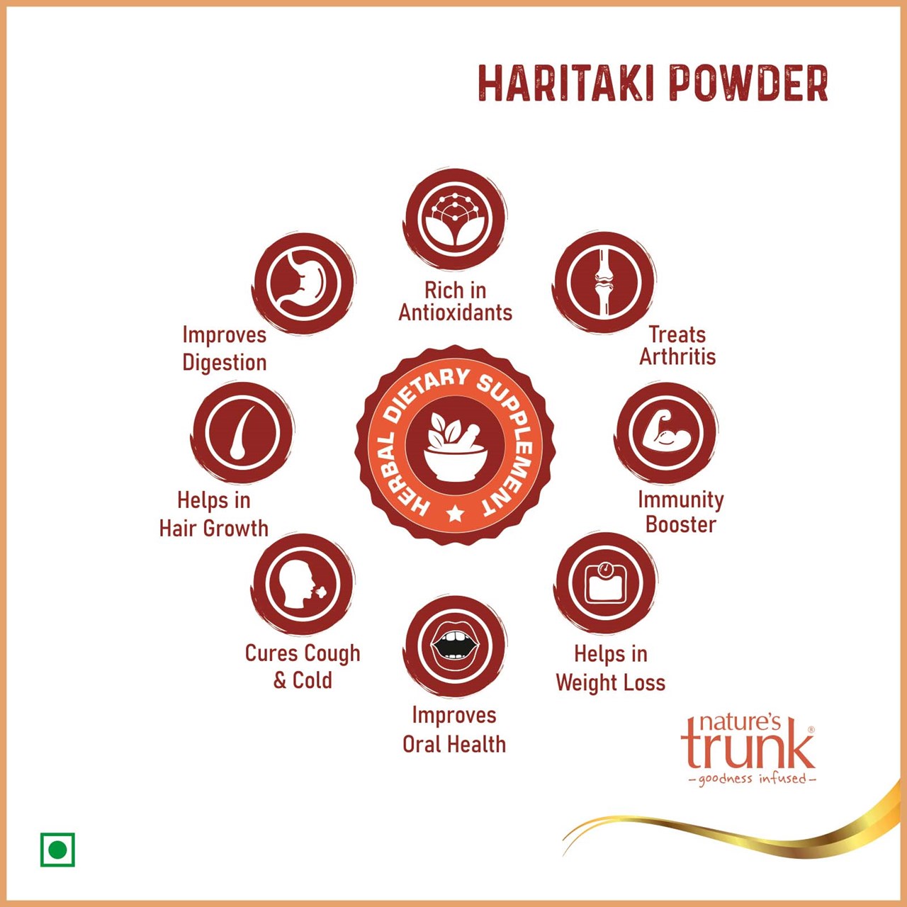 Picture of Haritaki Powder ( Harad / Karakkaya ) 175g