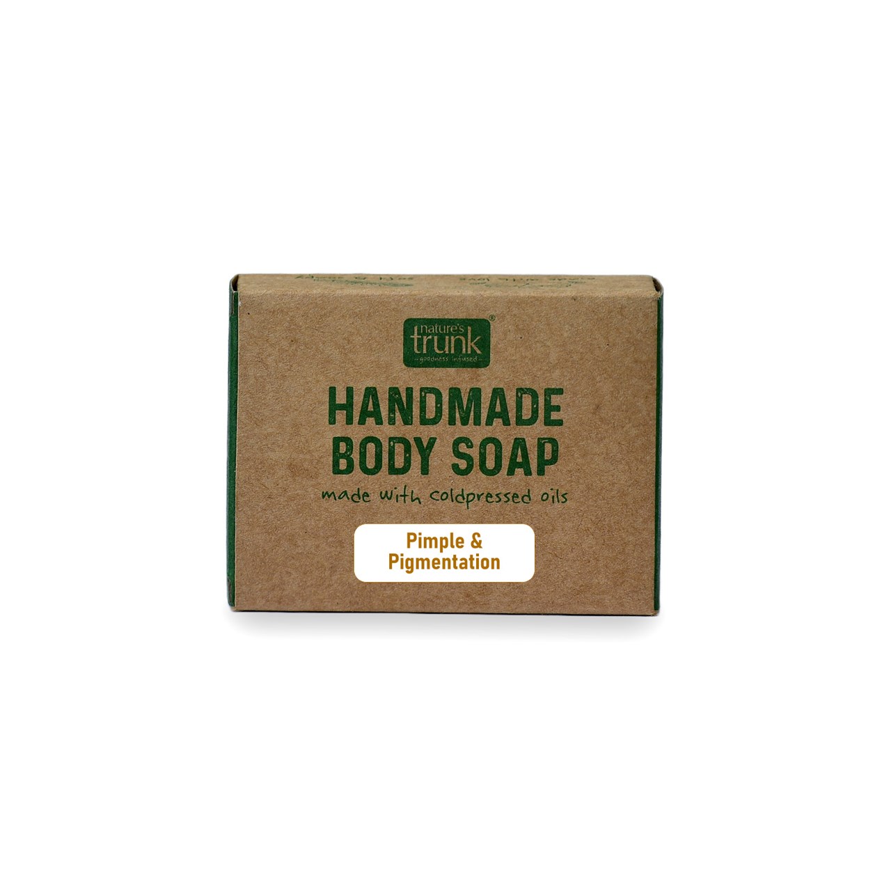 Show details for Nature's Trunk Handmade Pimple & Pigmentation Soap ( Muhase & Ranjakta ka Sabun / Motimalu & Mangu Machala Sabbu ) 95g Picture of Nature's Trunk Handmade Pimple & Pigmentation Soap ( Muhase & Ranjakta ka Sabun / Motimalu & Mangu Machala Sabbu ) 95g