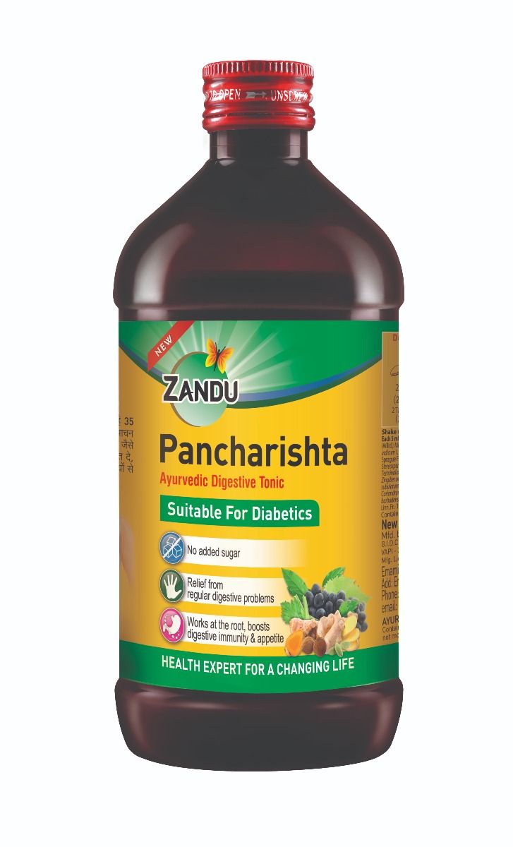 Picture of Zandu Pancharishta Suitable for Diabetic (Sugar Free) - 450 ml