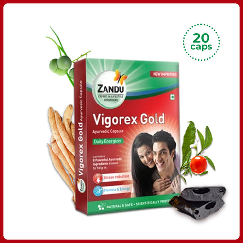 Picture of Zandu Vigorex Gold Daily Energizer - 20 capsules