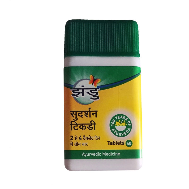 Show details for Zandu Sudarshan Tablet - 40 tab Picture of Zandu Sudarshan Tablet - 40 tab