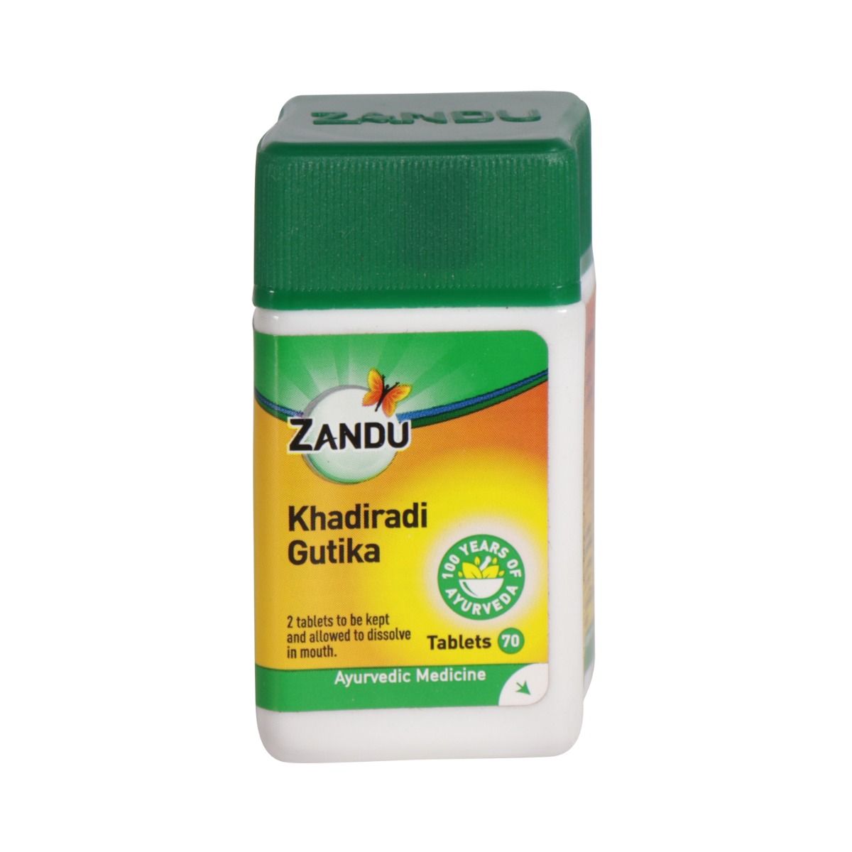 Show details for Zandu Khadiradi Gutika - 70 Tablets  Picture of Zandu Khadiradi Gutika - 70 Tablets