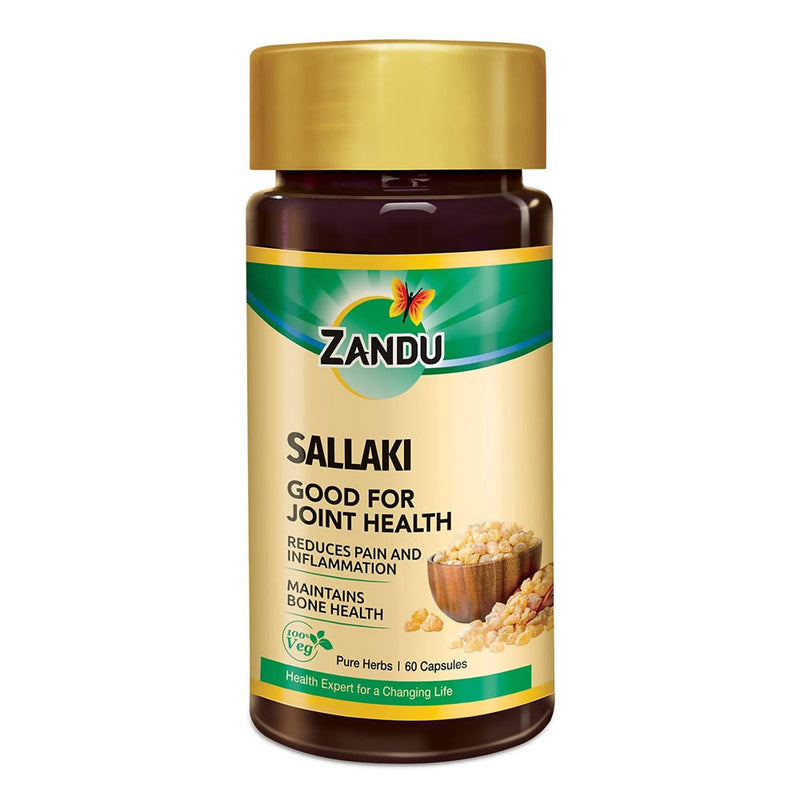 Show details for Zandu Sallaki Capsules Good For Joint Health - Pack Of 1 - 60 Capsules  Picture of Zandu Sallaki Capsules Good For Joint Health - Pack Of 1 - 60 Capsules
