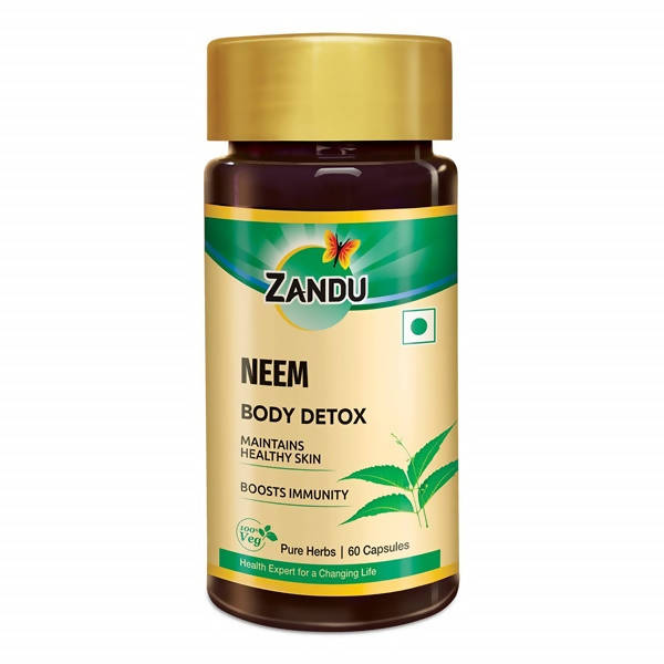 Show details for Zandu Neem Body Detox Capsules - Pack of 1 - 60 Caps Picture of Zandu Neem Body Detox Capsules - Pack of 1 - 60 Caps