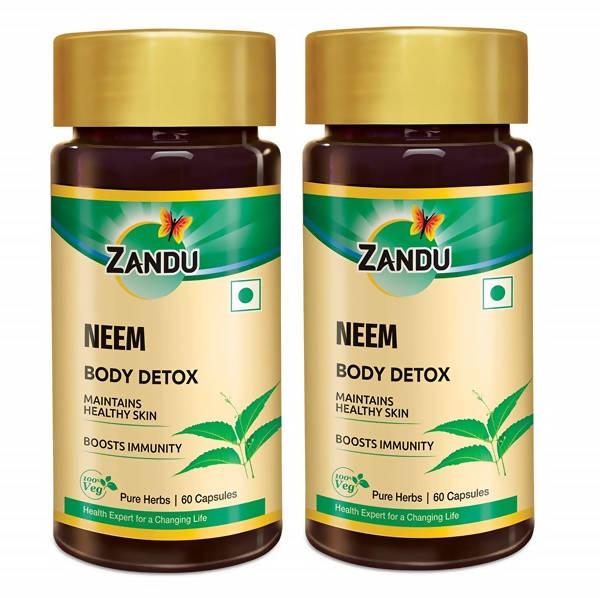 Picture of Zandu Neem Body Detox Capsules - Pack of 1