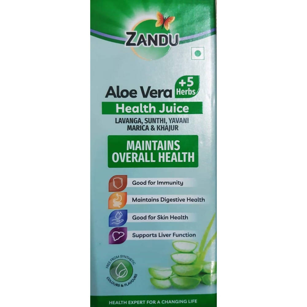 Picture of Zandu Aloe Vera And 5 Herbs Health Juice - 1 L