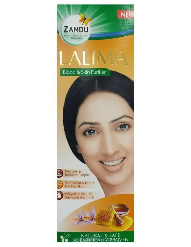 Picture of Zandu Lalima Blood And Skin Purifier Syrup - 100 ml