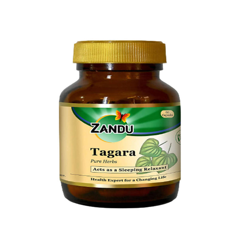 Picture of Zandu Tagara Pure Herbs Capsules - Pack Of 2