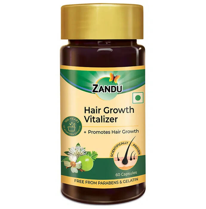 Picture of Zandu Hair Growth Vitalizer Capsules - 60 caps