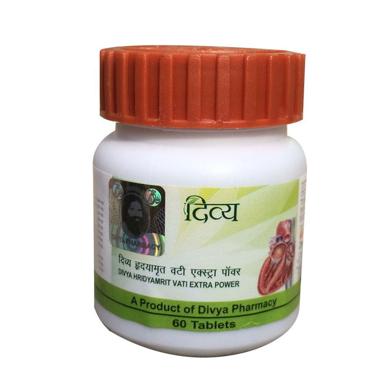 Show details for Patanjali Divya Hridyamrit Vati Extra Power - 60 Tabs - Pack of 1 Picture of Patanjali Divya Hridyamrit Vati Extra Power - 60 Tabs - Pack of 1