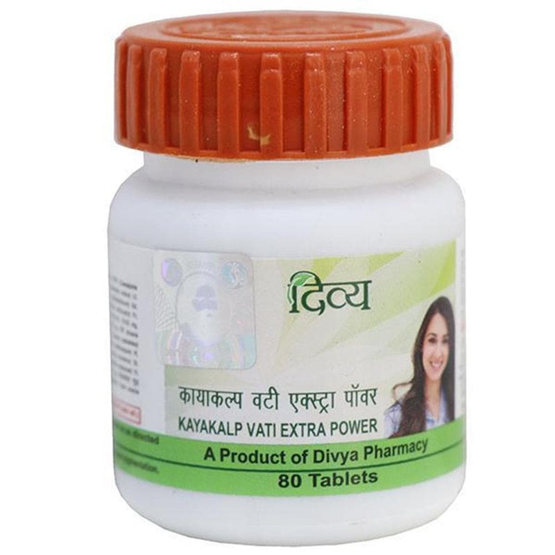 Show details for Patanjali Divya Kayakalp Vati Extra Power - 80 Tabs - Pack of 1 Picture of Patanjali Divya Kayakalp Vati Extra Power - 80 Tabs - Pack of 1