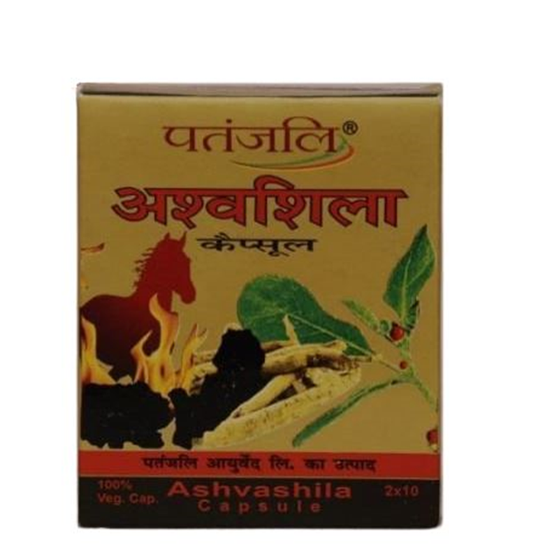 Show details for Patanjali Ashvashila Capsule - Pack of 1 - 20 Capsules Picture of Patanjali Ashvashila Capsule - Pack of 1 - 20 Capsules