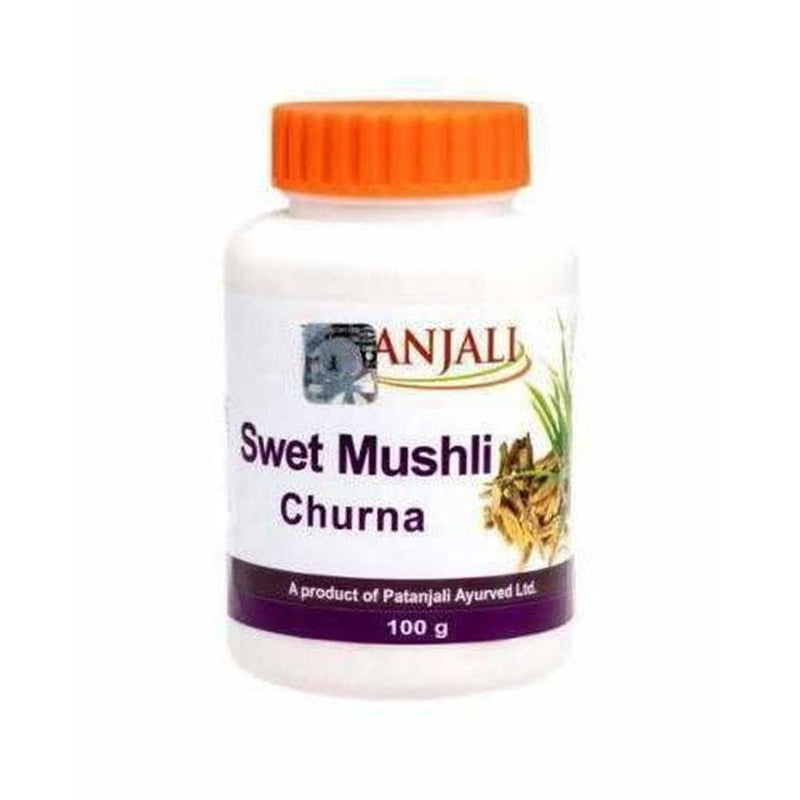 Picture of Patanjali Swet Mushli Churna - 100 gm - Pack of 1