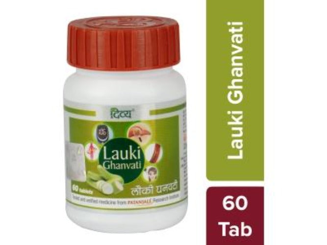 Picture of Patanjali Divya Lauki Ghanvati Tablets - 60 Tabs