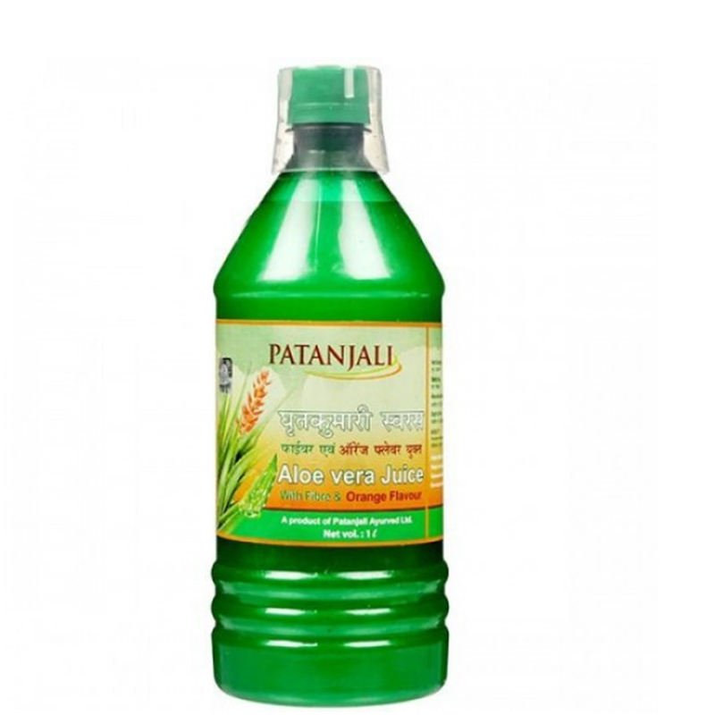 Picture of Patanjali Aloevera Juice with Fiber and Orange Flavour 1000 ml