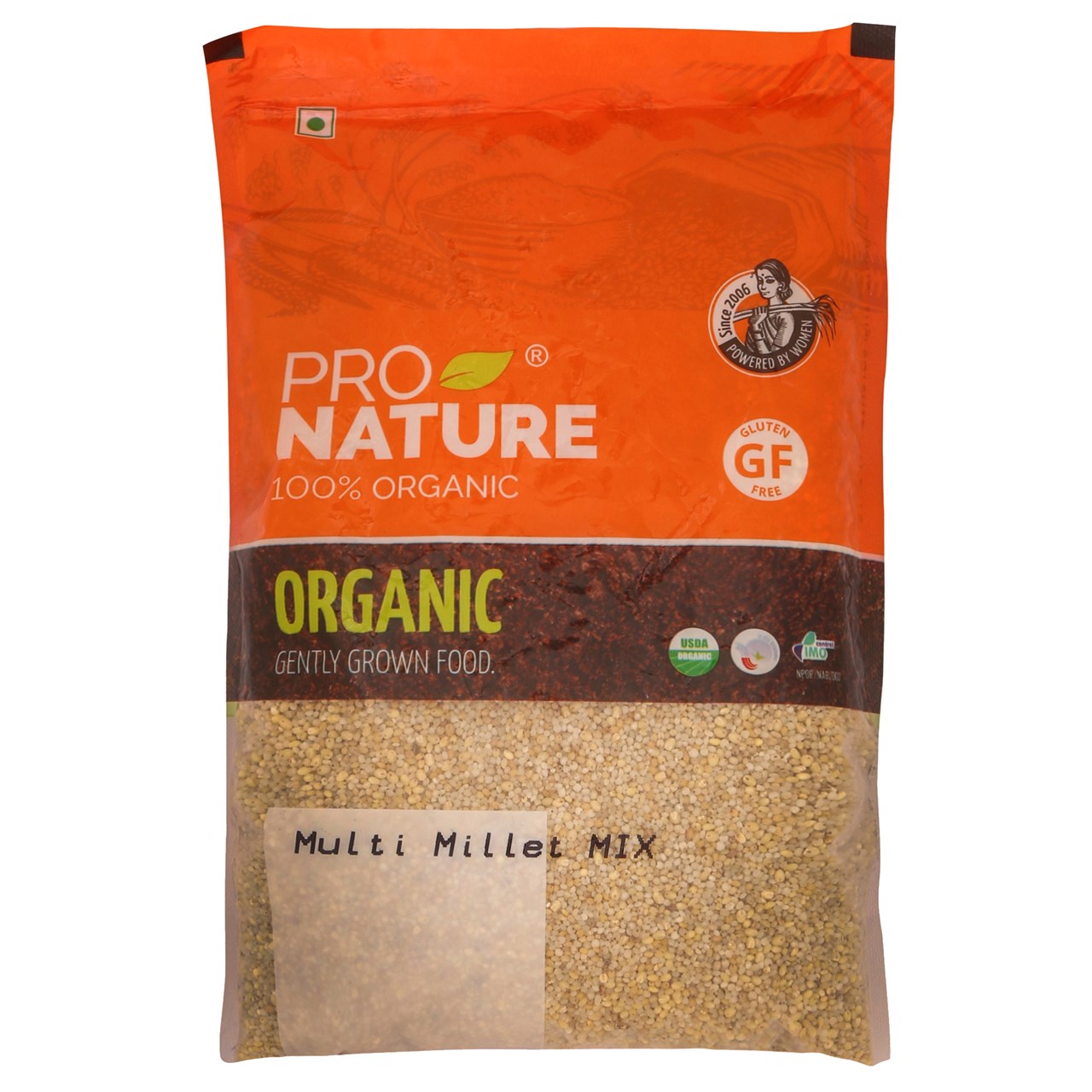 Picture of  Pro Nature 100% Organic Multi-Millet Mix 500g (Foxtail, Little, Kodo, Proso, Barnyard)