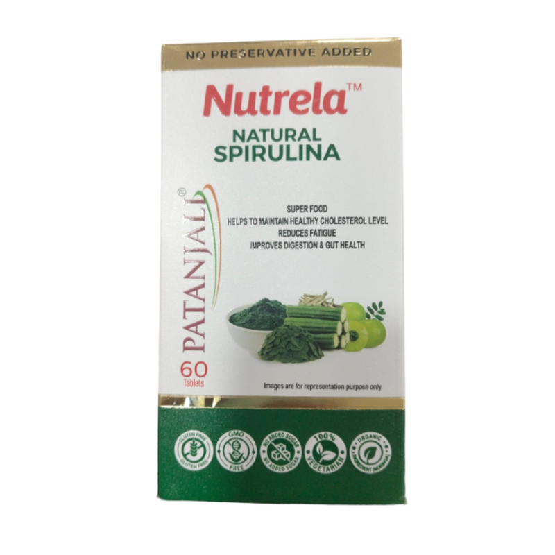 Picture of Patanjali Spirulina Capsule With Natural Spirulina - 60 Tablets 