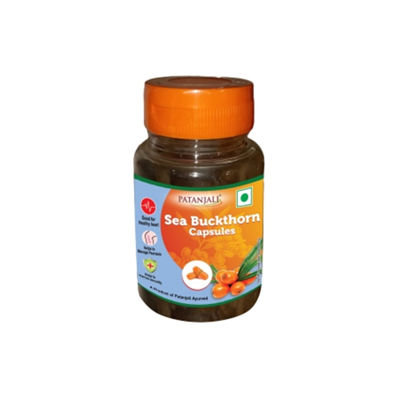 Picture of Patanjali Sea Buckthorn Capsules - 30 Capsules