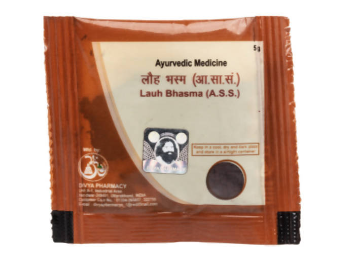 Picture of Patanjali Divya Lauh Bhasma - Pack of 3 - 5 gm