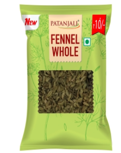 Picture of Patanjali Fennel Whole - Pack of 5 - 20 gm