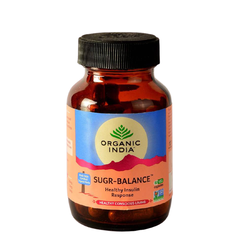 Picture of Organic India Sugar Balance - 60 Capsules