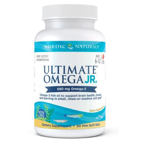 Show details for Ultimate Omega Jr 680 mg 90 Mini soft gels Picture of Ultimate Omega Jr 680 mg 90 Mini soft gels