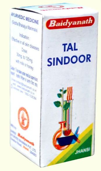 Show details for Baidyanath Tal Sindoor - 1 gm Picture of Baidyanath Tal Sindoor - 1 gm