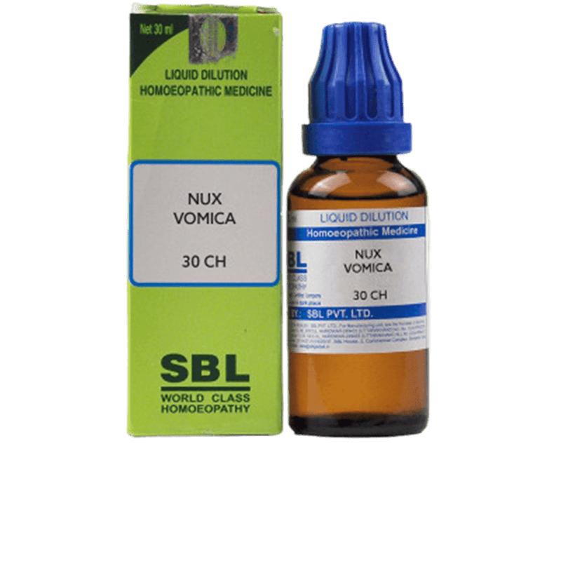 Picture of SBL Homeopathy Nux Vomica Dilution - 30 ml