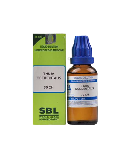 Show details for SBL Homeopathy Thuja Occidentalis Dilution - 30 ml Picture of SBL Homeopathy Thuja Occidentalis Dilution - 30 ml