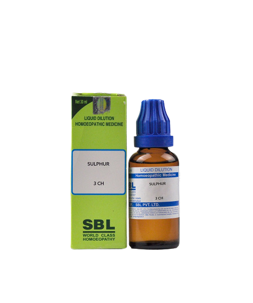 Picture of SBL Homeopathy Sulphur Dilution - 30 ml